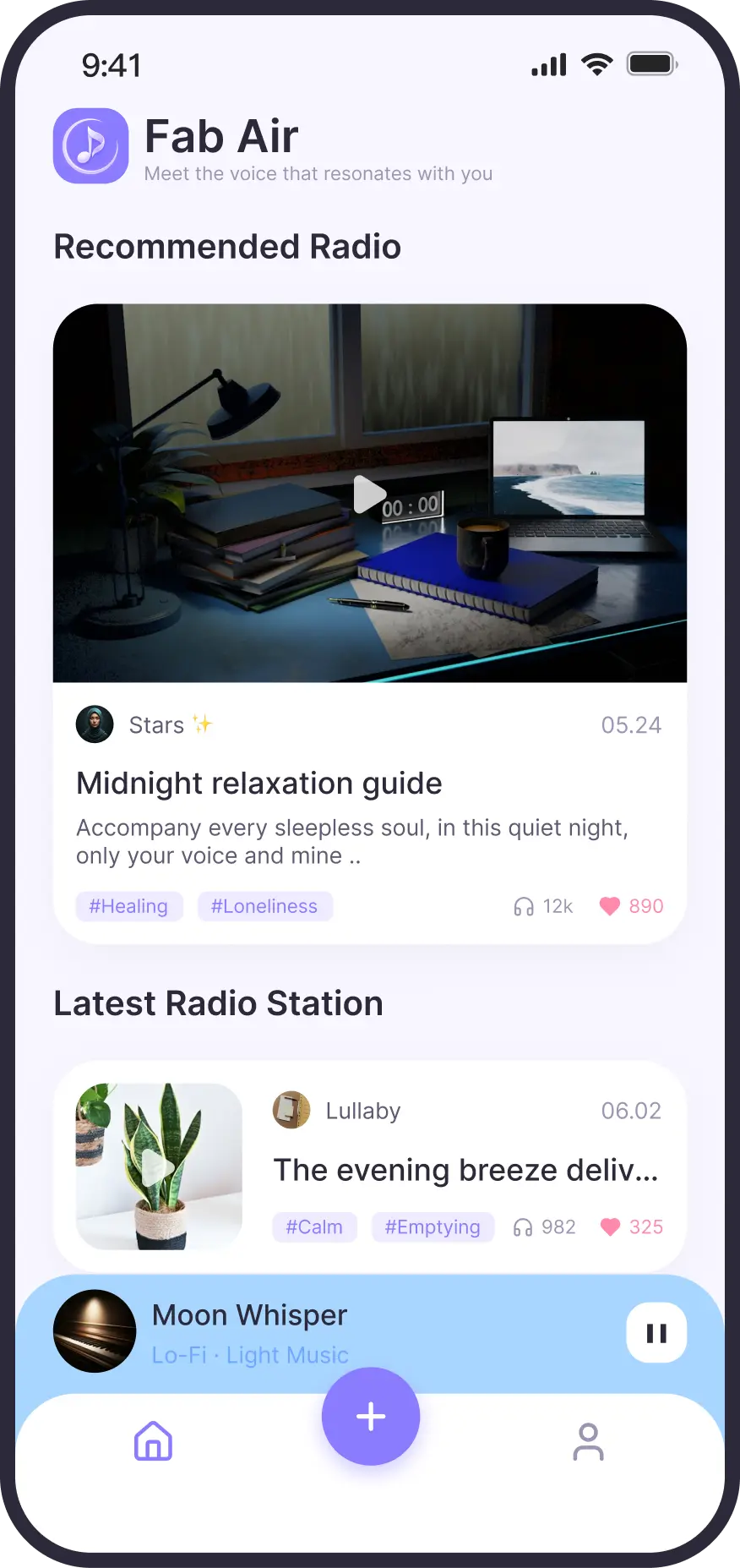 Fab Air App Interface